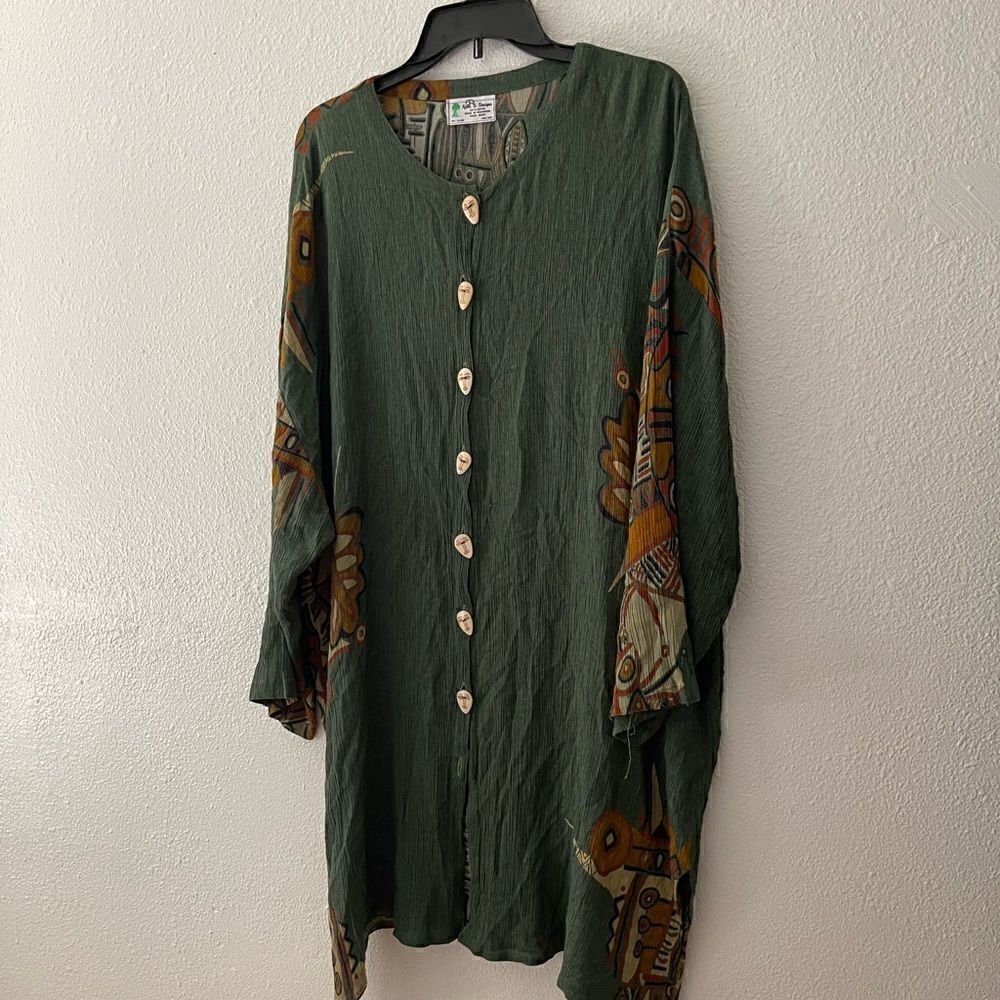 Shirt dress one size boohoo hippie - Picture 6 of 14